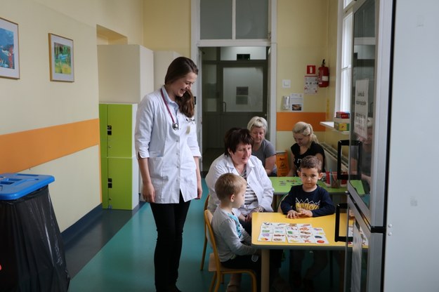 Kącik dla dzieci w Wojewódzkim Specjalistycznym Szpitalu Dziecięcym im. św. Ludwika w Krakowie /Józef Polewka /RMF FM