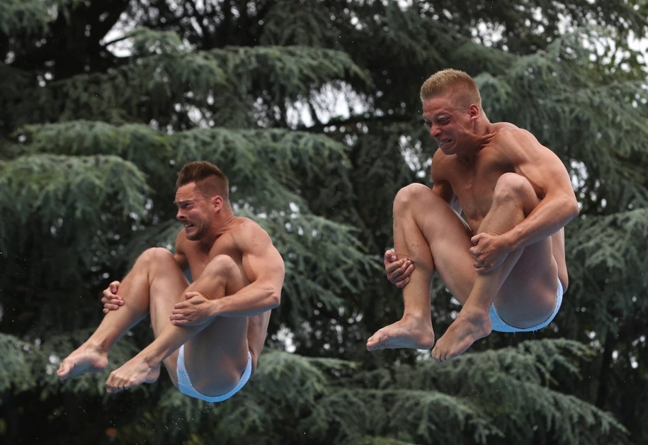 Kacper Lesiak i Andrzej Rzeszutek /	ANDREJ CUKIC /PAP/EPA