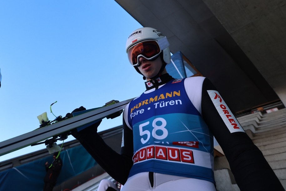 Kacper Tomasiak w Innsbrucku 3 stycznia 2026 r. /Grzegorz Momot /PAP