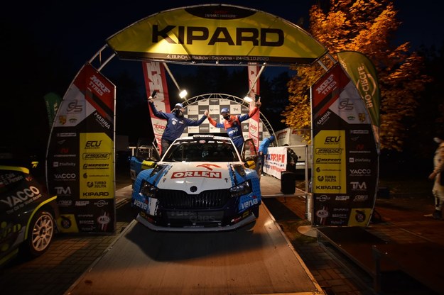 Kacper Wróblewski i Jakub Wróbel ukończyli 2. Kipard Rally na trzecim miejscu /Materiały prasowe