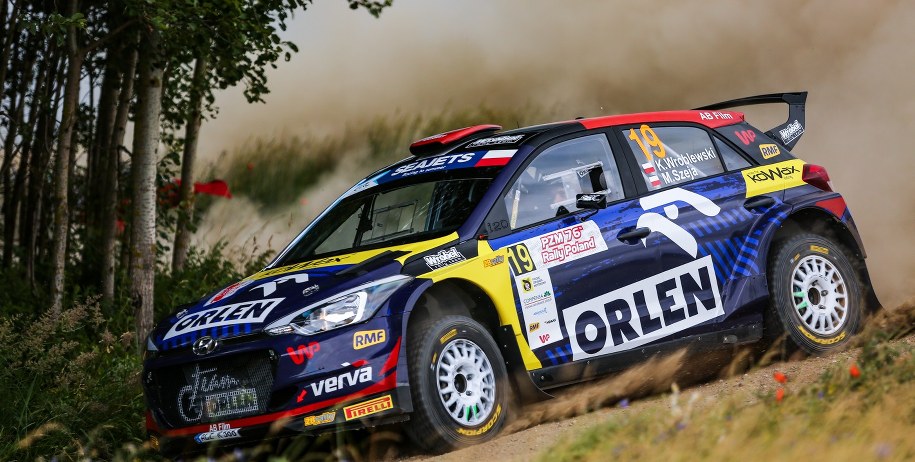 Kacper Wróblewski na trasie Rajdu Polski /Kaja Wróblewska /Materiały prasowe