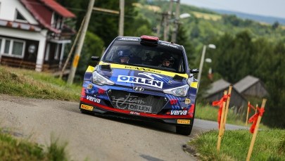 Kacper Wróblewski rusza po zdobycz punktową w Rajdzie Rzeszowskim