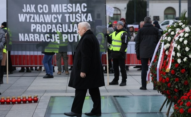 Kaczyński: Ci, którzy zakłócają miesięcznice smoleńskie, to agentura Putina