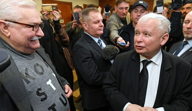 Kaczyński i Wałęsa w gdańskim sądzie
