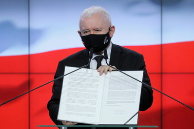Kaczyński ogłasza wspólną deklarację z Orbanem, Le Pen i Salvinim