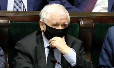 Kaczyński pytany, czy rząd opiera się na Mejzie: Nie sądzę