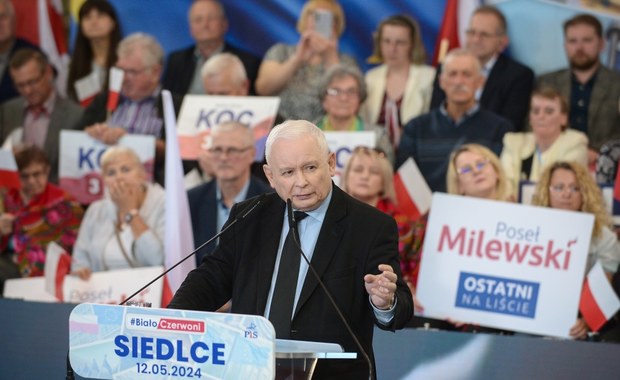 Kaczyński w Siedlcach: W ciągu 8 lat wyciągnęliśmy Polskę z trzeciego świata