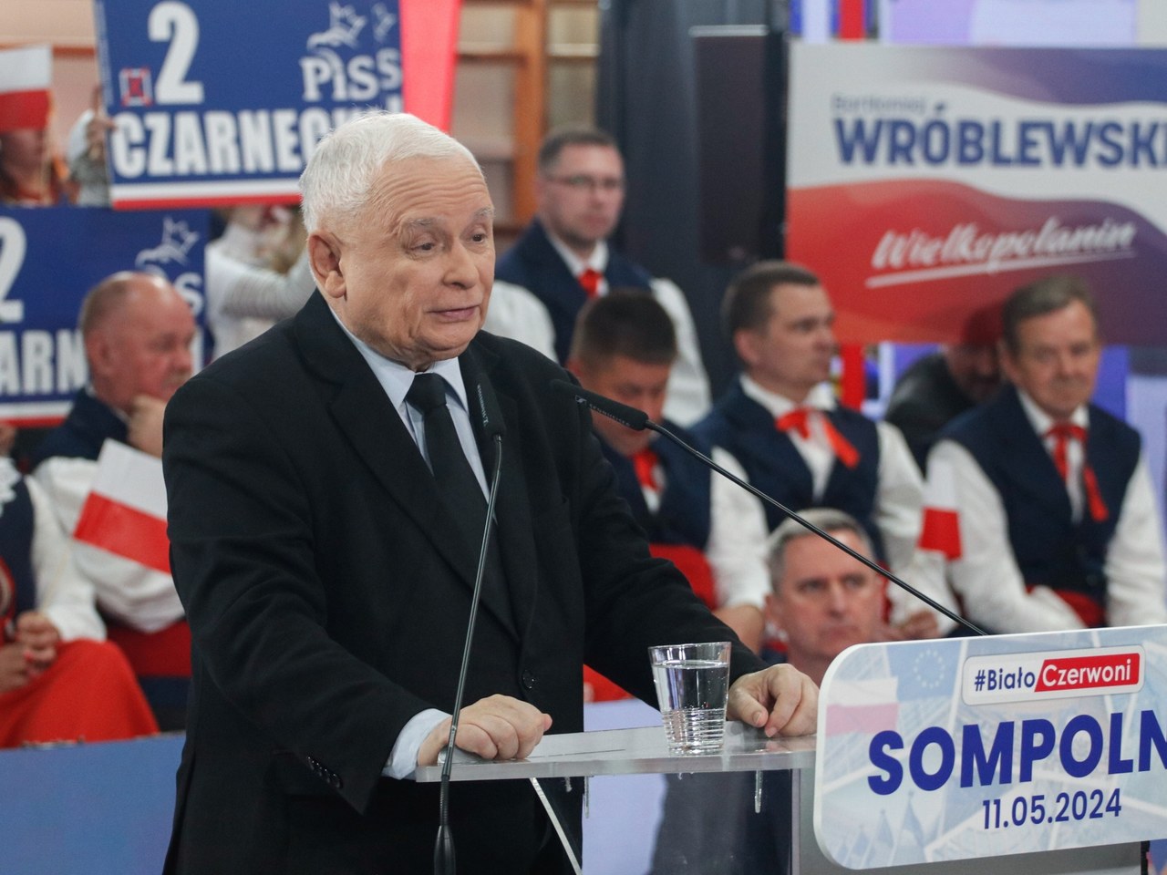 Kaczyński w Sompolnie: Unia powinna być dla ludzi, nie przeciw ludziom