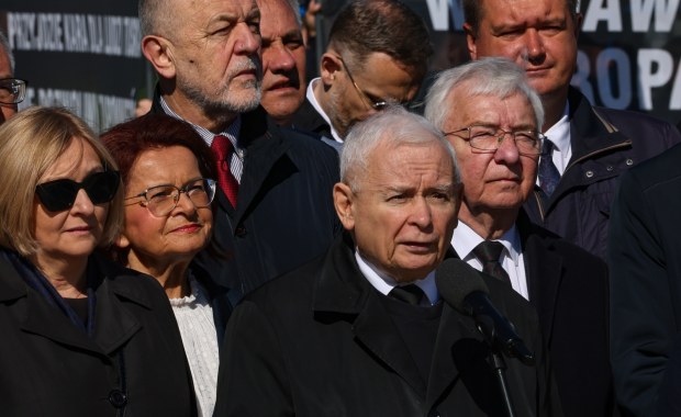 Kaczyński "wśród wrzasków": Nie będą mogli się tutaj pokazywać