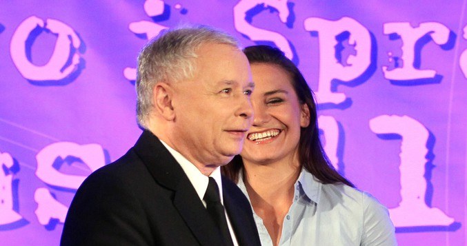 Kaczyński z Iloną /- /East News