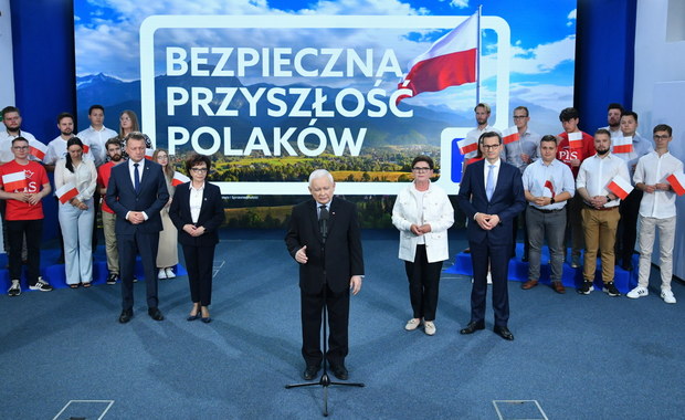 Kaczyński zaprezentował hasło wyborcze Prawa i Sprawiedliwości