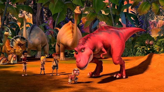 Kadr z animacji "Dino mama 3D" /materiały dystrybutora