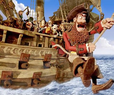 Kadr z animacji "Piraci!"