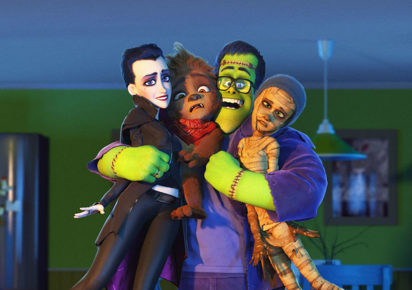 Kadr z animacji "Potworna rodzinka" /materiały prasowe