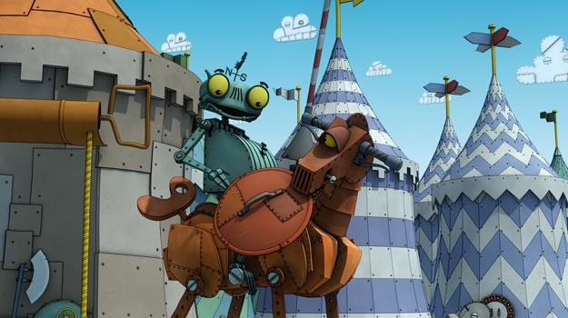 Kadr z animacji "Rycerz Blaszka. Pogromca smoków" /materiały dystrybutora