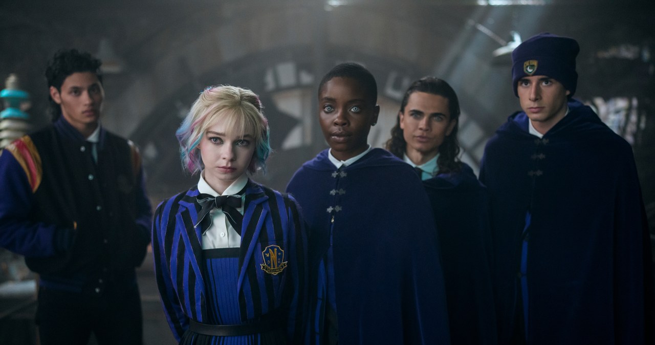 Kadr z drugiego sezonu "Wednesday" /Netflix