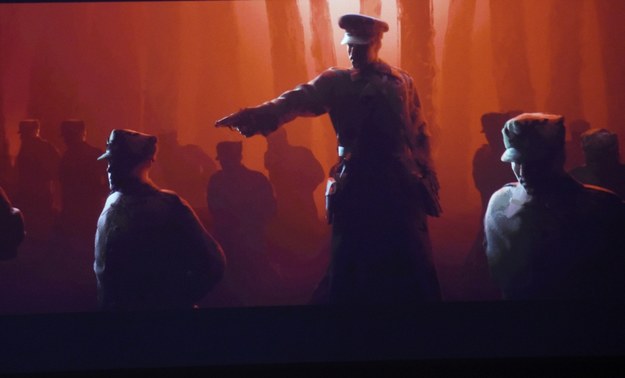 Kadr z filmu animowanego "The Unconquered/Niezwyciężeni" o heroicznej walce Polaków o odzyskanie wolności 1939-1989, zorganizowana przez IPN /reprodukcja /PAP