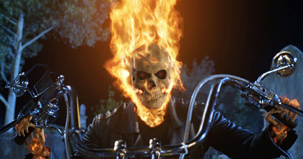 Kadr z filmu "Ghost Rider" /materiały dystrybutora