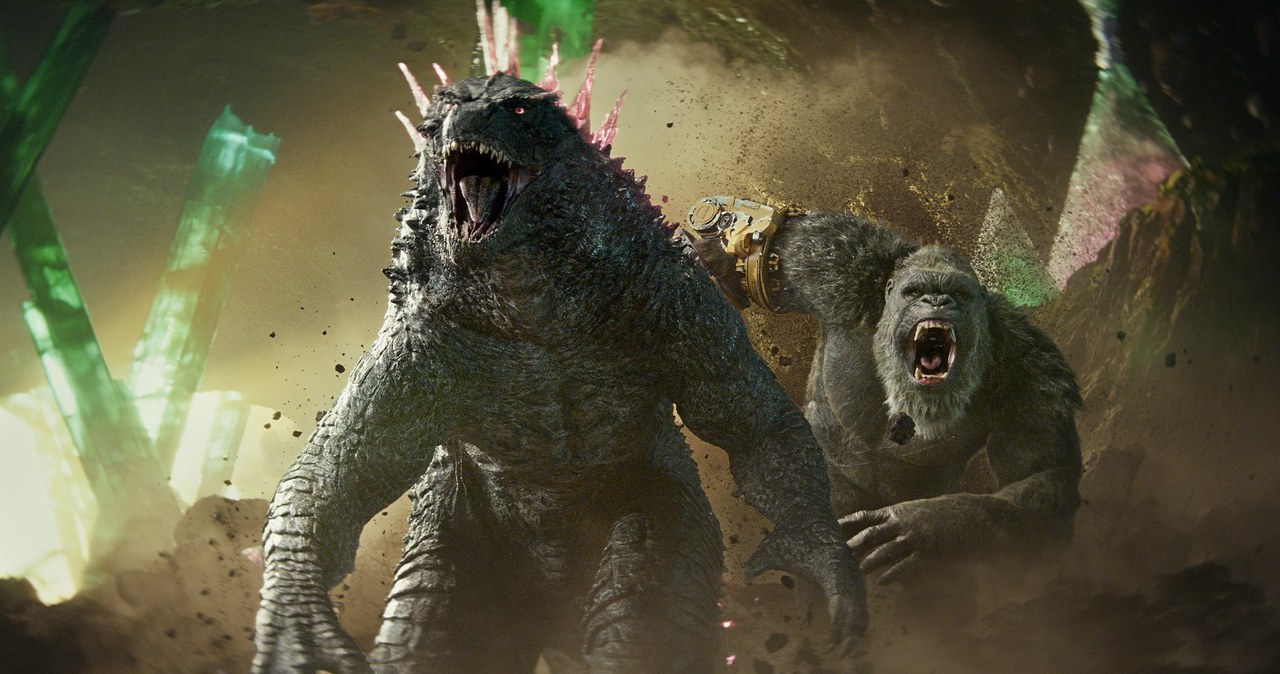 Kadr z filmu "Godzilla i Kong: Nowe Imperium" /materiały prasowe