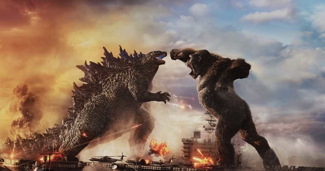 Kadr z filmu "Godzilla vs. Kong" /materiały prasowe