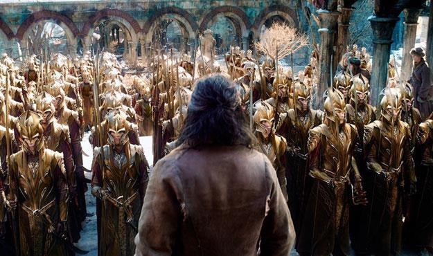 Kadr z filmu "Hobbit: Bitwa Pięciu Armii" /materiały prasowe