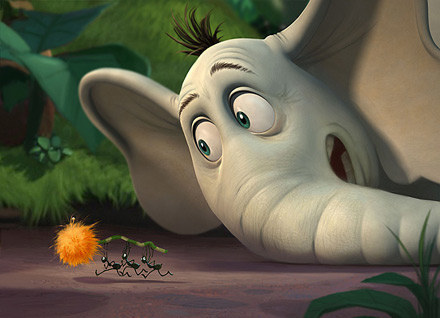 Kadr z filmu "Horton słyszy Ktosia" /