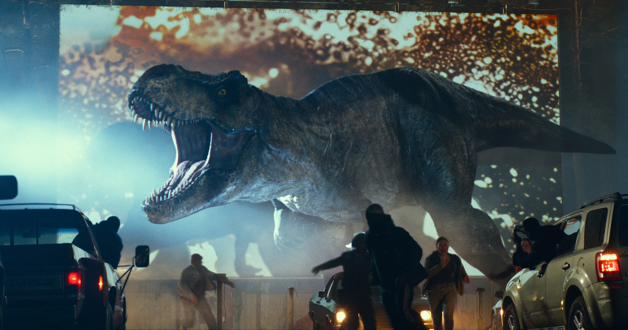 Kadr z filmu "Jurassic Park Dominion" /UIP /materiały prasowe