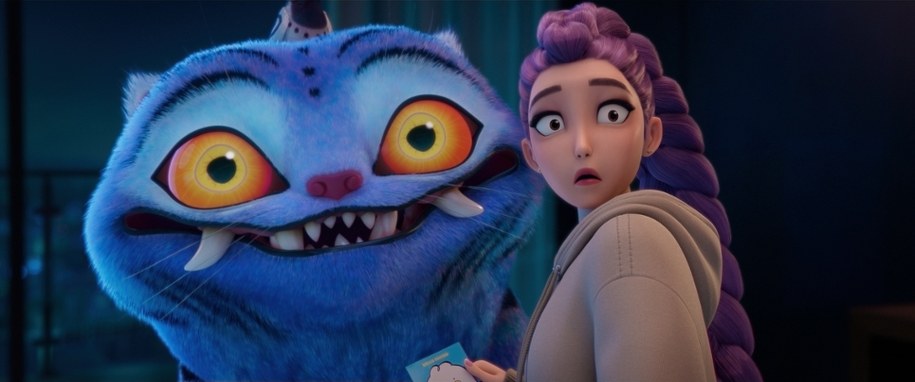 Kadr z filmu „K-popowe łowczynie demonów”. /Netflix  /Materiały prasowe