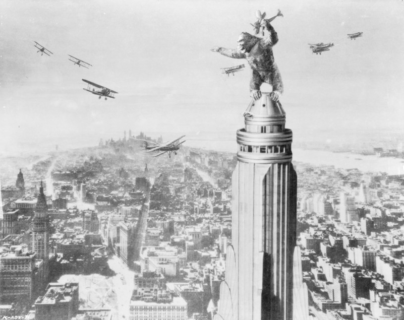 Kadr z filmu "King Kong" z 1933 roku /John Kobal Foundation / Contributor /Getty Images
