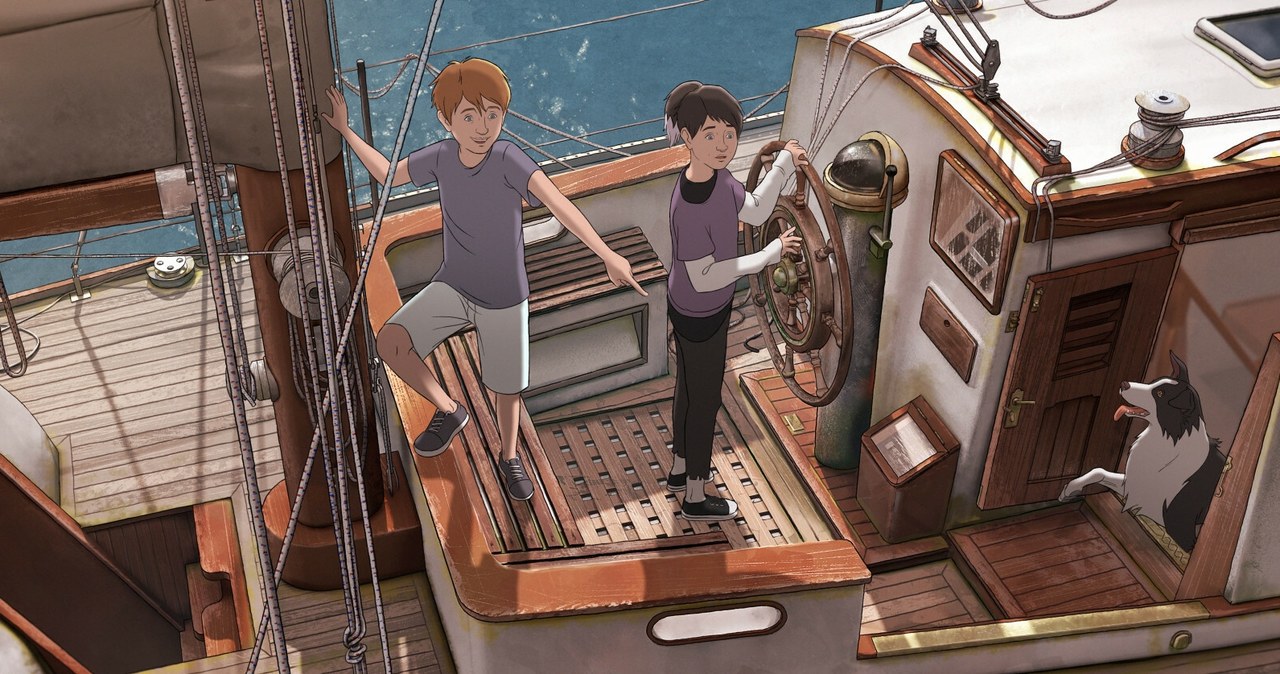 Kadr z filmu "Królestwo Kensuke" /Melusine Productions SA - Le Pacte - The British Film Institute /East News