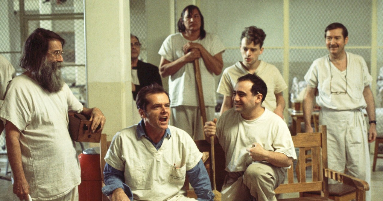 Kadr z filmu "Lot nad kukułczym gniazdem" /ASSOCIATED PRESS/East News /East News