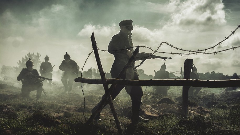 Kadr z filmu "Obłoki śmierci. Bolimów 1915" /materiały prasowe /