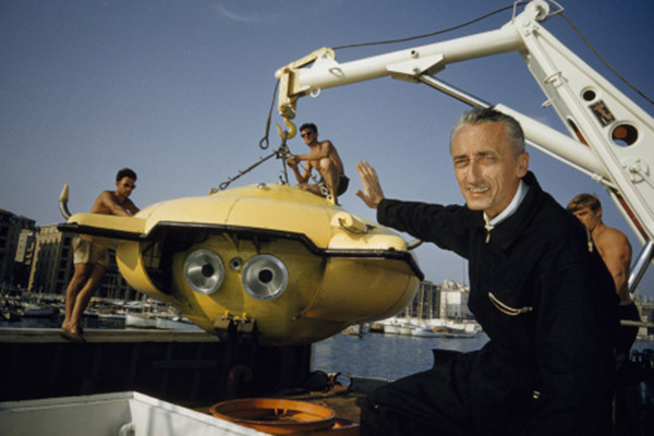 Kadr z filmu "Podwodne życie Jacques’a Cousteau" /materiały prasowe