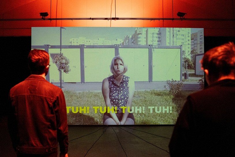Kadr z filmu "Powtarzajcie za mną" (2022). Prezentacja w Galerii Labirynt w Lublinie /Emilia Lipa /materiały prasowe