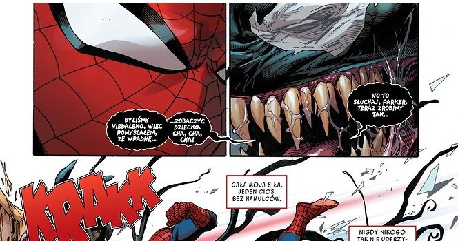 Kadr z komiksu "Amazing Spider-Man. Odnowić śluby" /materiały prasowe