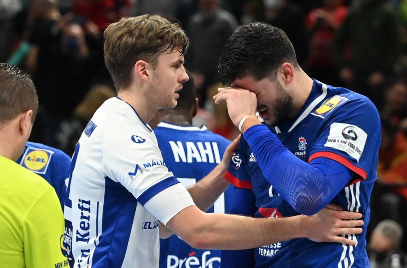 Kadr z meczu Francja - Islandia /AFP ATTILA KISBENEDEK/Attila KISBENEDEK /AFP