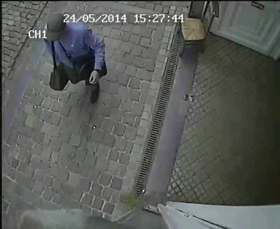 Kadr z nagrania wideo ujawnionego przez belgijską policję /POLICE FEDERALE /PAP/EPA