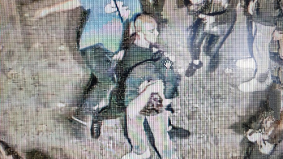 Kadr z nagrania z monitoringu /Policja Dolnośląska /Policja