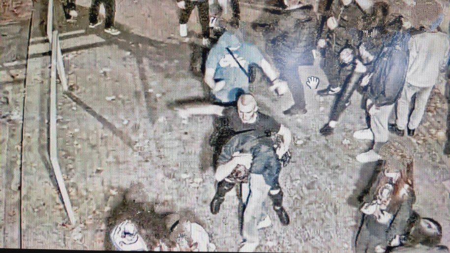 Kadr z nagrania z monitoringu /Policja Dolnośląska /Policja