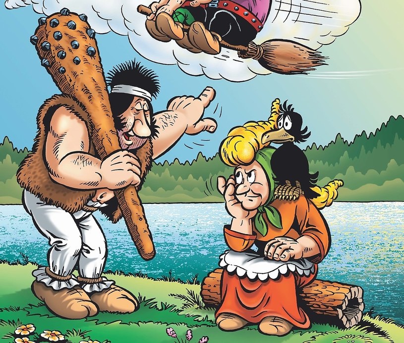 Kadr z okładki komiksu "Łamignat straszliwy" /materiały prasowe