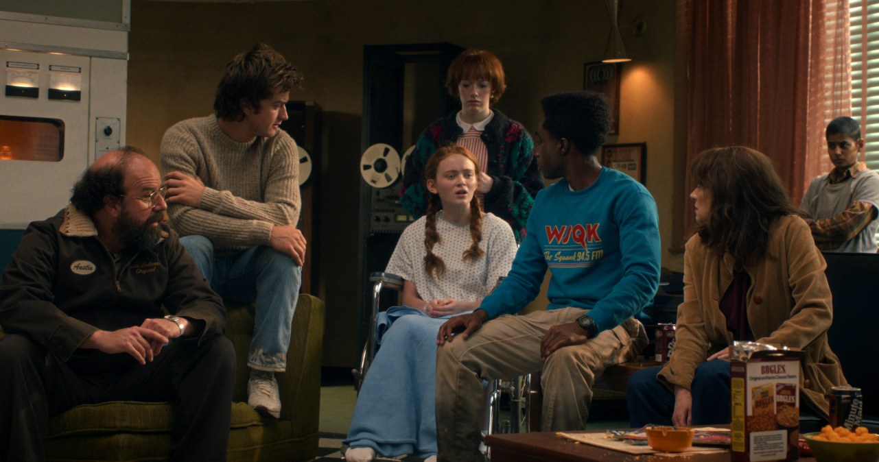 Kadr z piątego sezonu serialu "Stranger Things" /Netflix  /materiały prasowe