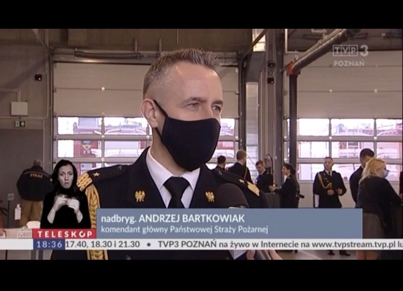 Kadr z programu "Teleskop", poznańskiego oddziału TVP /