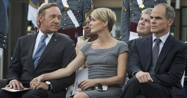 Kadr z serialu "House of Cards" /materiały prasowe