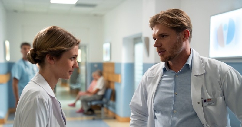 Kadr z serialu "Na dobre i na złe" /AIM /materiały prasowe