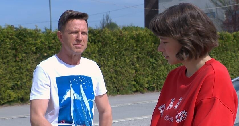 Kadr z serialu "Na Wspólnej" /TVN /materiały prasowe