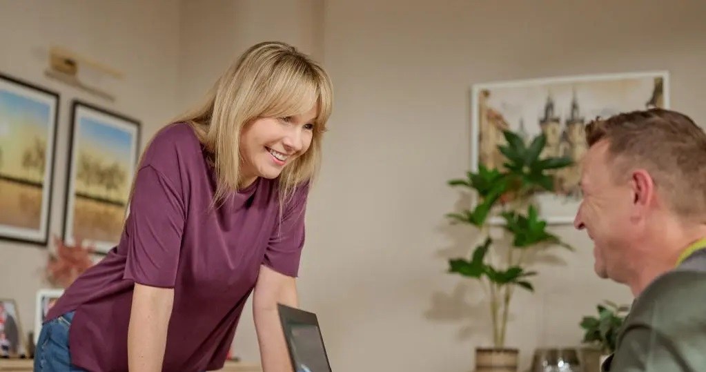 Kadr z serialu "Na Wspólnej" /TVN /materiały prasowe