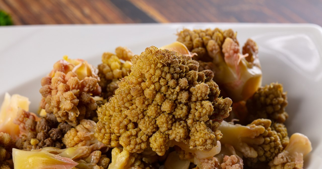 Kalafior romanesco dobrze działa na jelita /Andrey Starostin /123RF/PICSEL