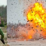 Kałamaga wysadził dom w powietrze