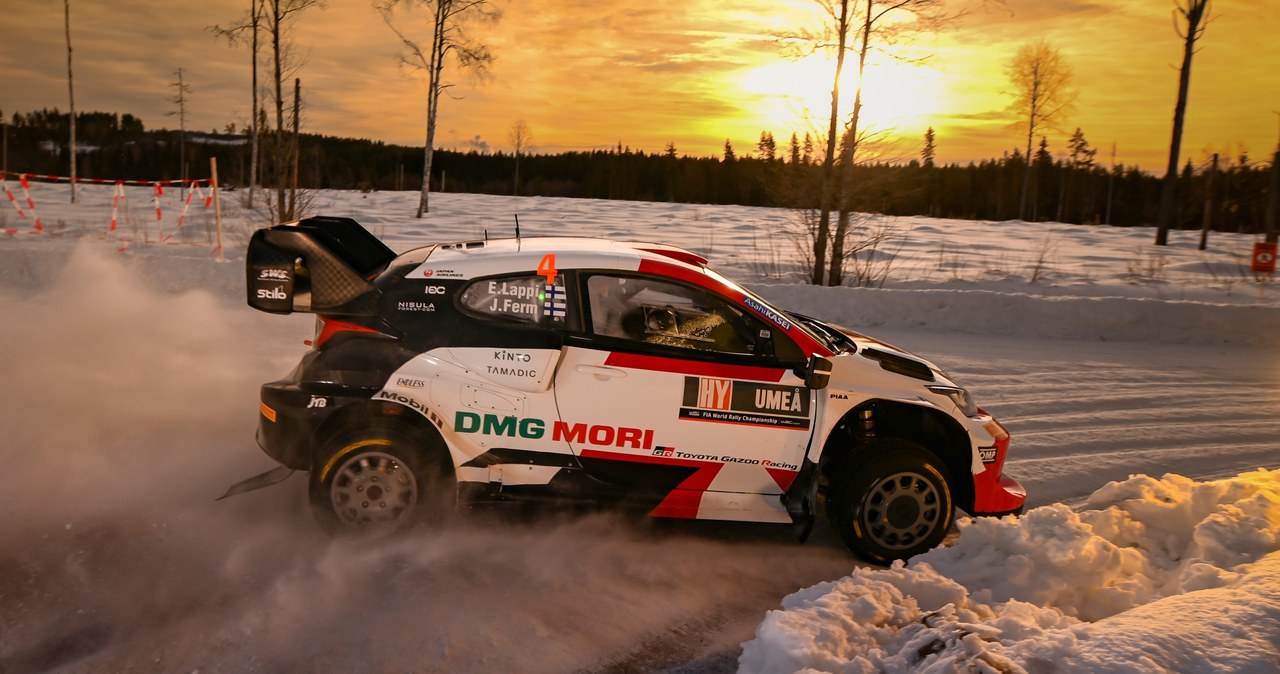 Kalle Rovanpera w Toyocie Yaris Rally1 na Rajdzie Szwecji 2022 /Informacja prasowa