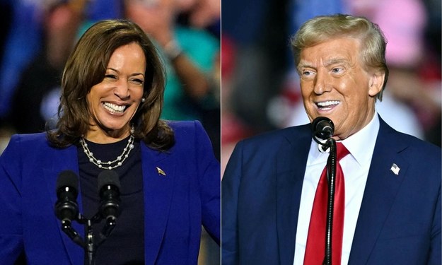 Kamala Harris i Donald Trump /Loren ELLIOTT / AFP /East News